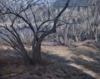 Painting Oil_Jan Honeysuckle_14x11